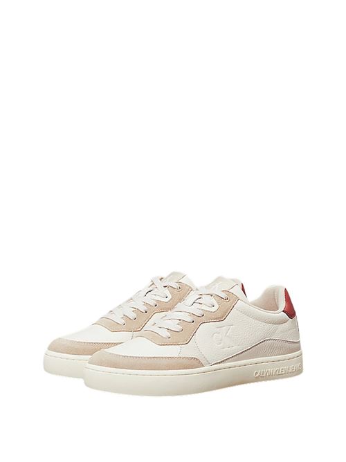 Sneaker classic bianco/travertino Calvin Klein Jeans | YM0YM011530LH